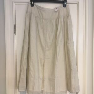 Banana Republic Pinstripe midi skirt